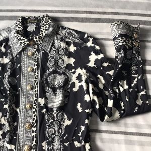 Vintage Silk Versace Button Down